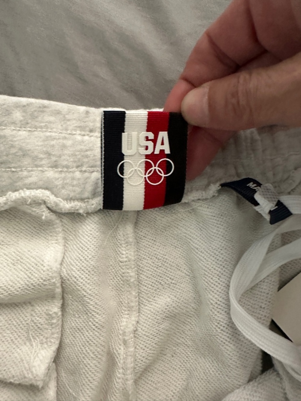 Kith Team USA Olympic Rings Shorts Gray XL NWT Terry - Picture 6 of 10